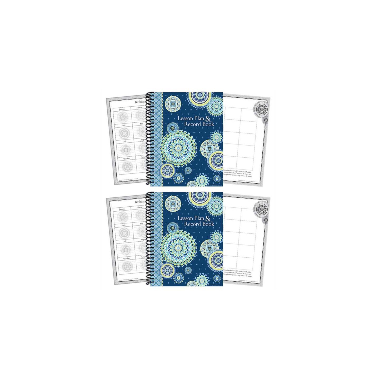Eureka® Blue Harmony Lesson Plan & Record Book, Pack of 2