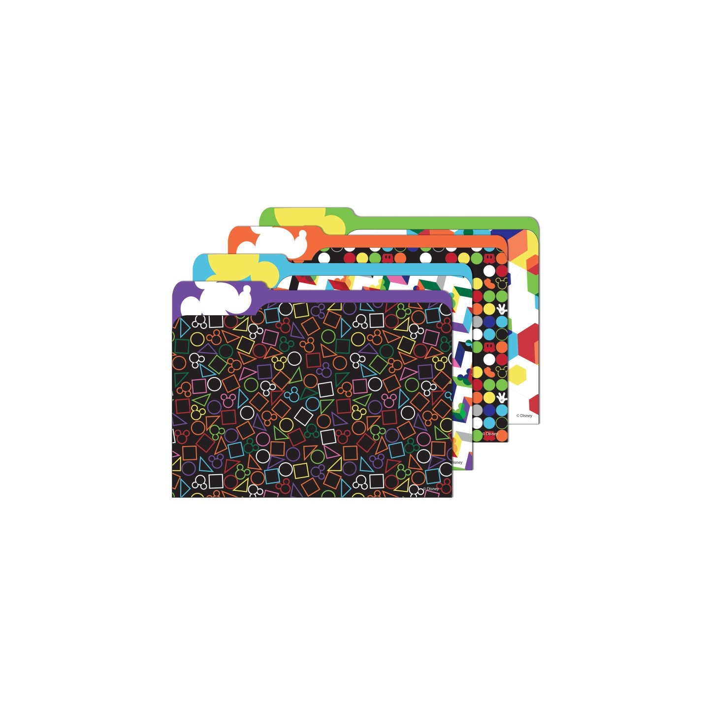 Eureka® Geo Mickey® File Folders, Pack of 4