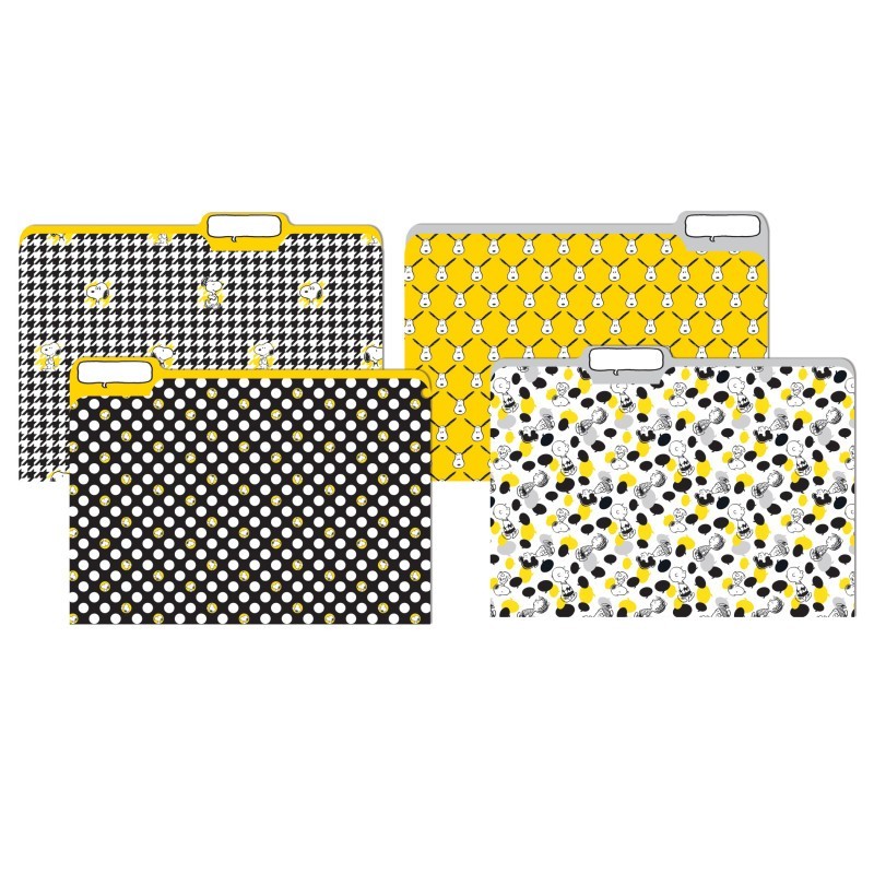 Eureka® Peanuts® Touch of Class File Folders, Pack of 4