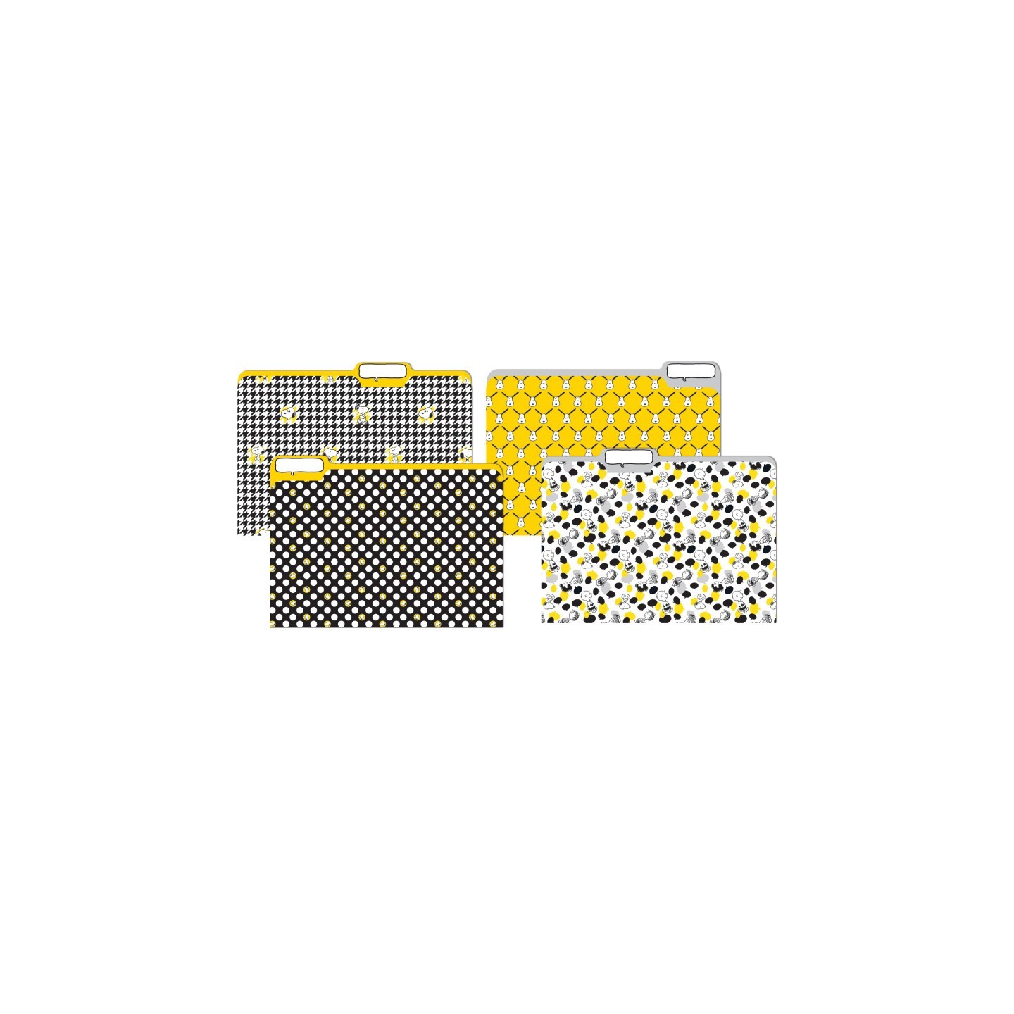 Eureka® Peanuts® Touch of Class File Folders, Pack of 4