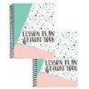Eureka® Simply Sassy Lesson Plan & Record Book, Pack of 2