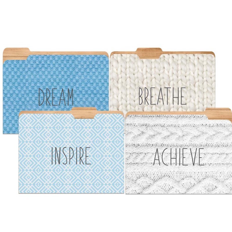 Eureka® A Close-Knit Class File Folders, Pack of 4