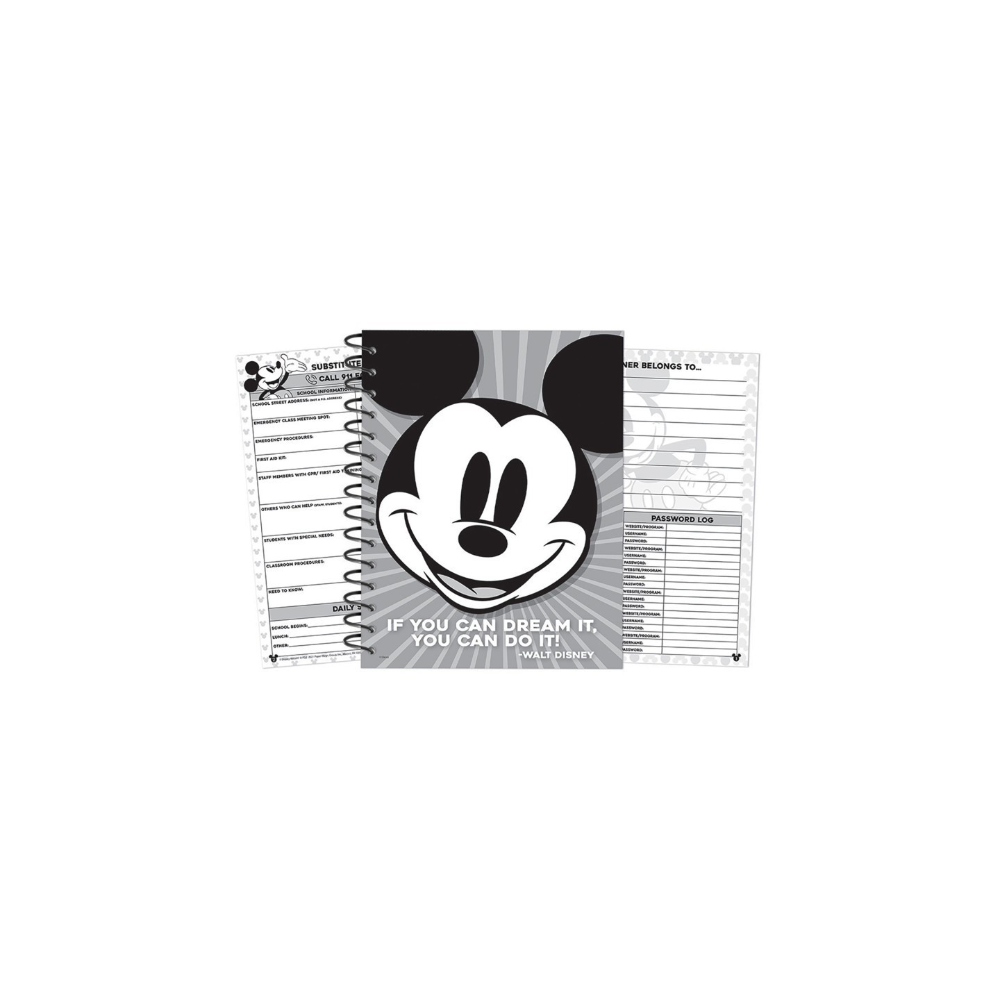 Eureka® Mickey Mouse® Throwback Lesson Plan Spiral Bound Book