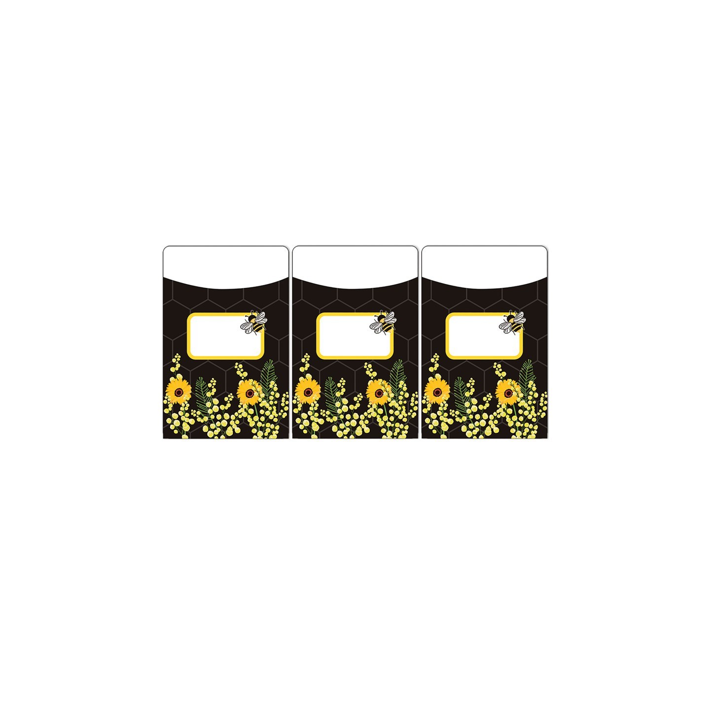 Eureka® The Hive Library Pockets, 35 Per Pack, 3 Packs