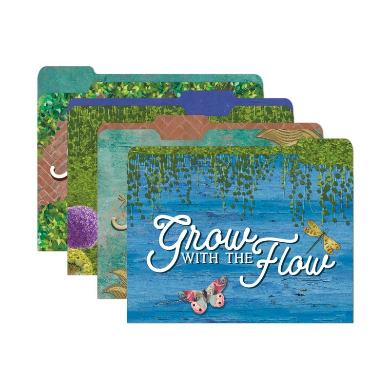 Eureka® Curiosity Garden File Folders, 4 Per Pack, 6 Packs