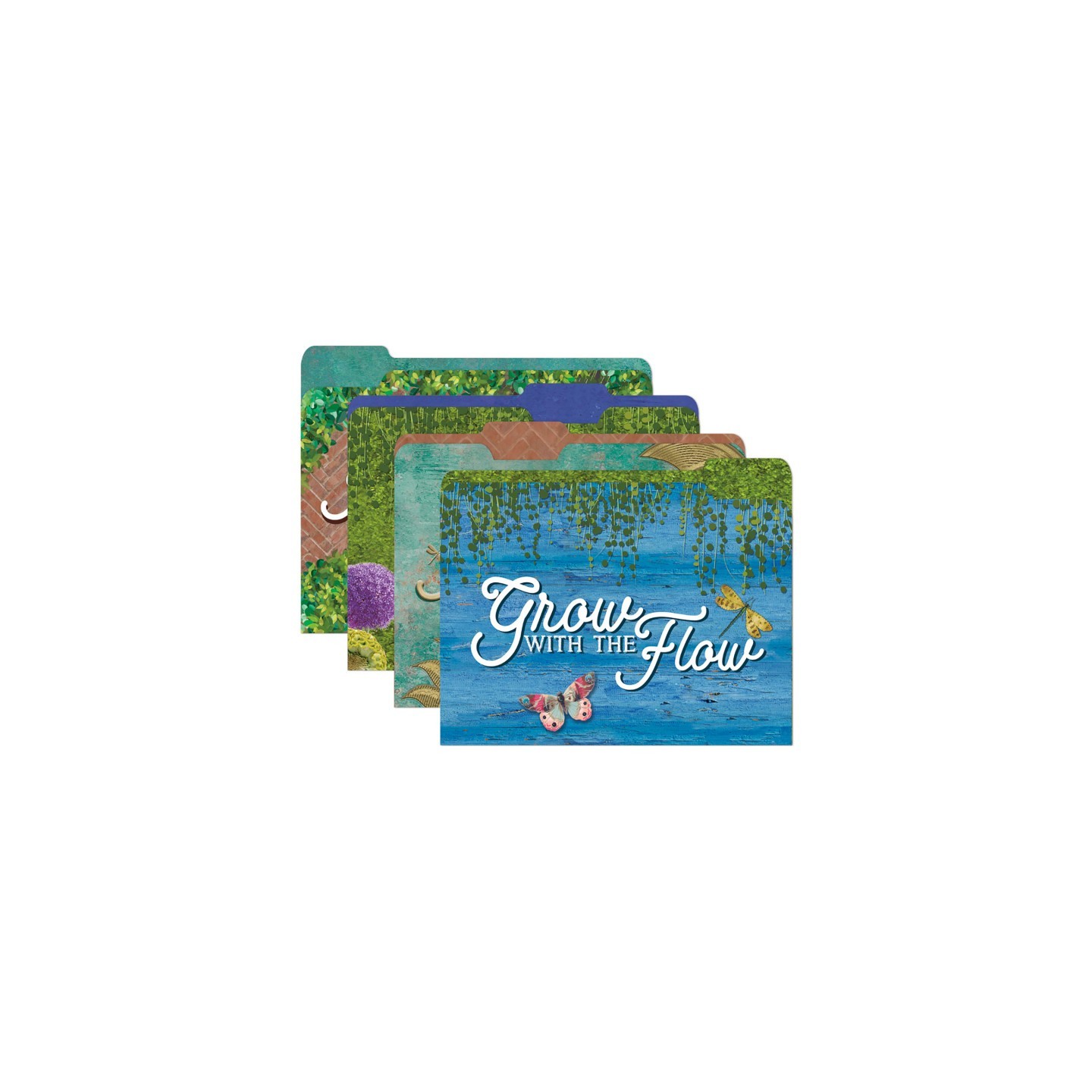 Eureka® Curiosity Garden File Folders, 4 Per Pack, 6 Packs