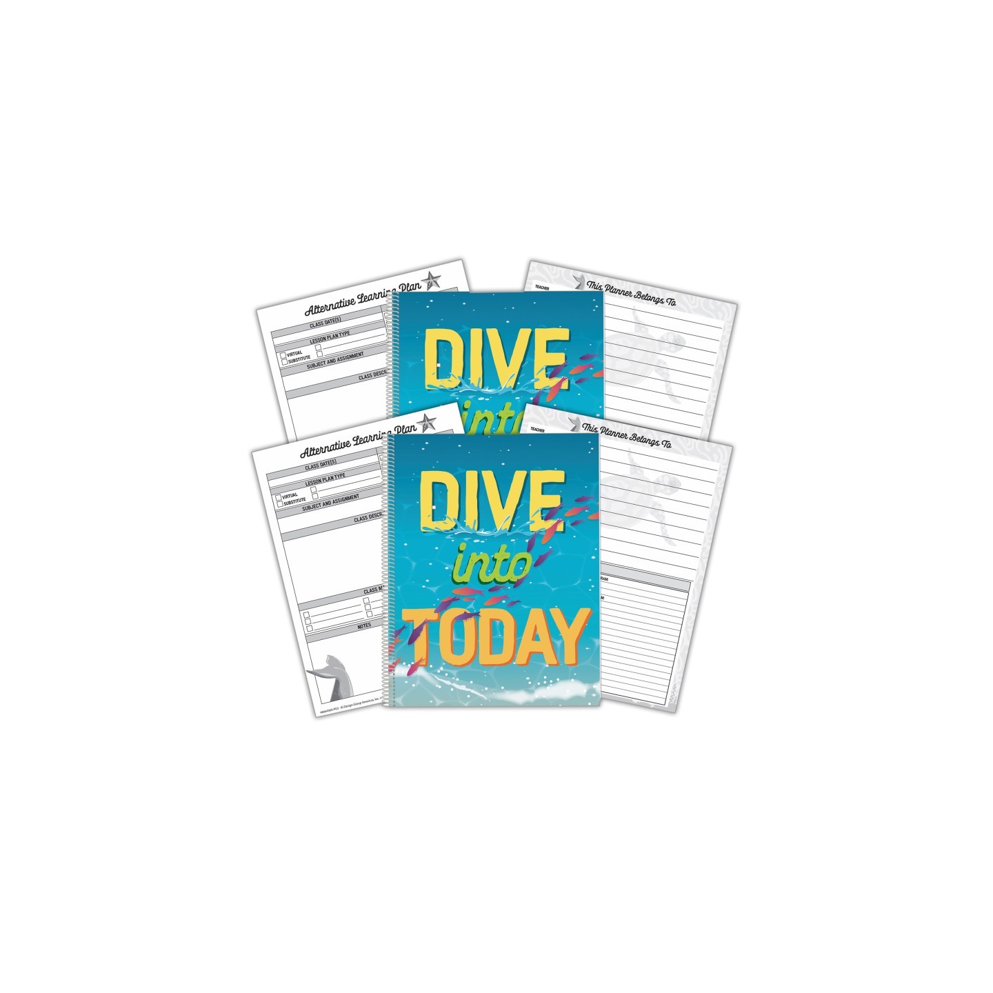 Eureka® Seas the Day Lesson Plan & Record Books, Pack of 2