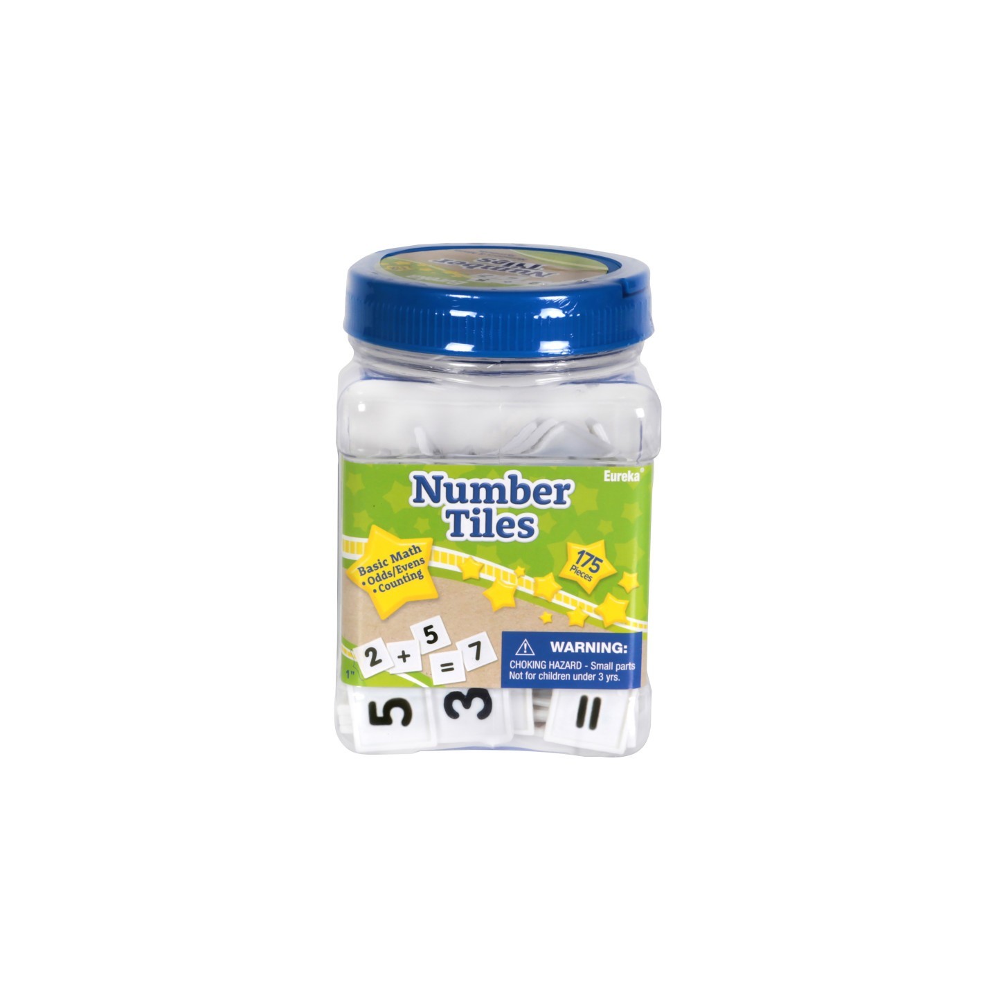 Eureka® Tub of Number Tiles Manipulatives