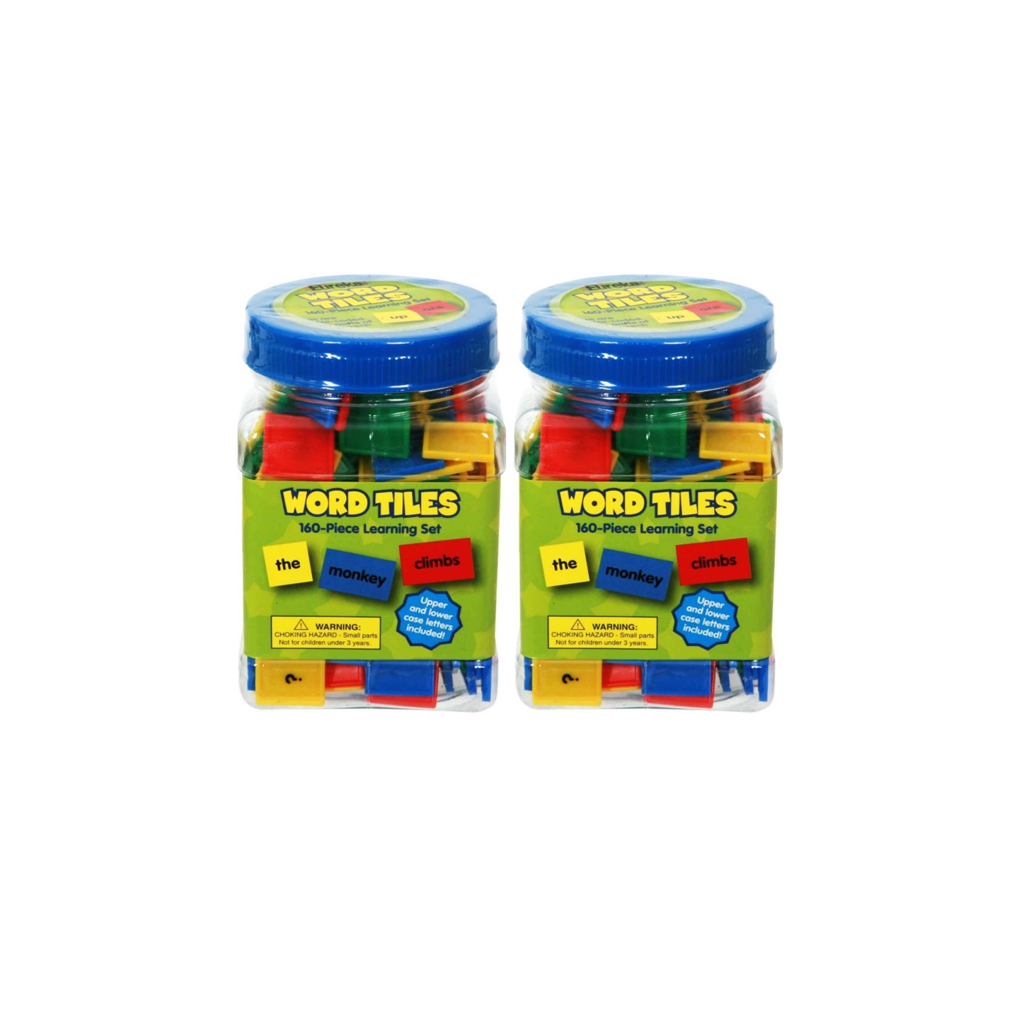 Eureka® Tub of Word Tiles, 160 Per Set, 2 Sets