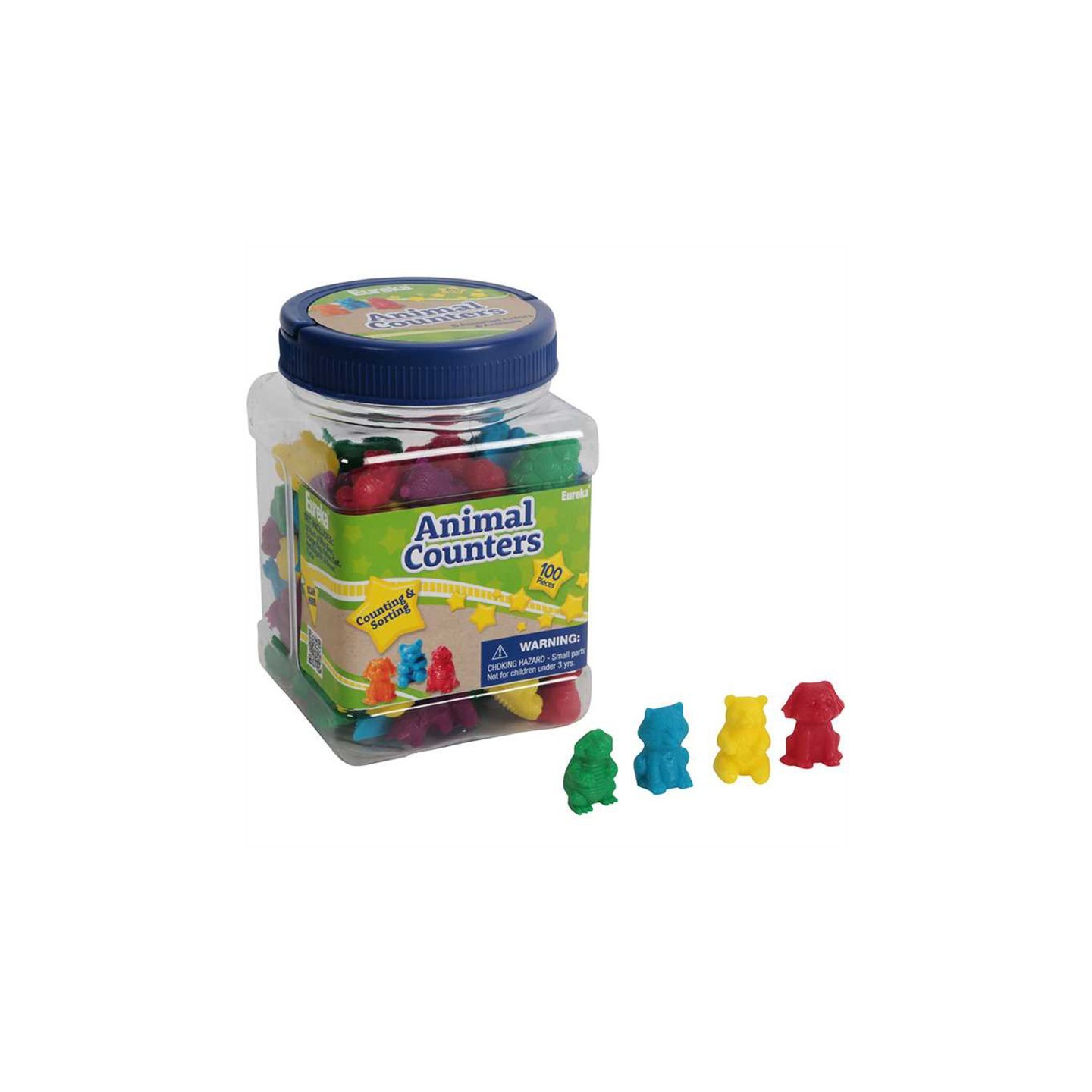 Eureka® Tub of Animal Counters