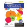 FreshCut Crafts Punch Out Paper Cutouts, Fall Shapes, Leaves, Pumpkins & Apples, 144 Pieces