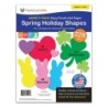 FreshCut Crafts Punch Out Paper Cutouts, Spring Holiday Shapes, Valentine Hearts, Shamrocks & Easter Bunny, 228 Pieces