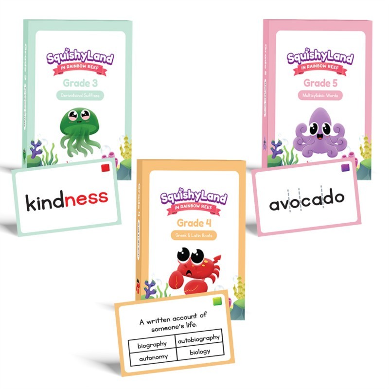The Fidget Game Squishyland Board Game 3-5 Expansion Card Packs