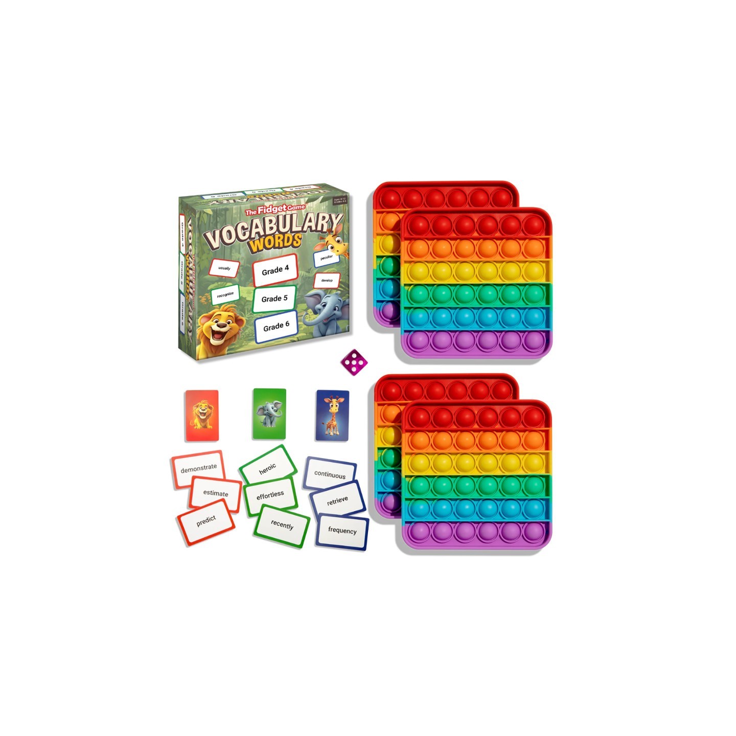 The Fidget Game Vocabulary Words Educational Game