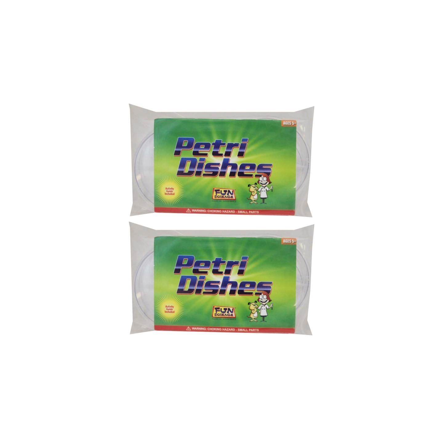 Fun Science® Petri Dishes, Extra Deep, 4 Per Pack, 2 Packs