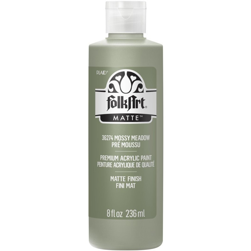 FolkArt Acrylic Paint Matte, 8oz., Mossy Meadow
