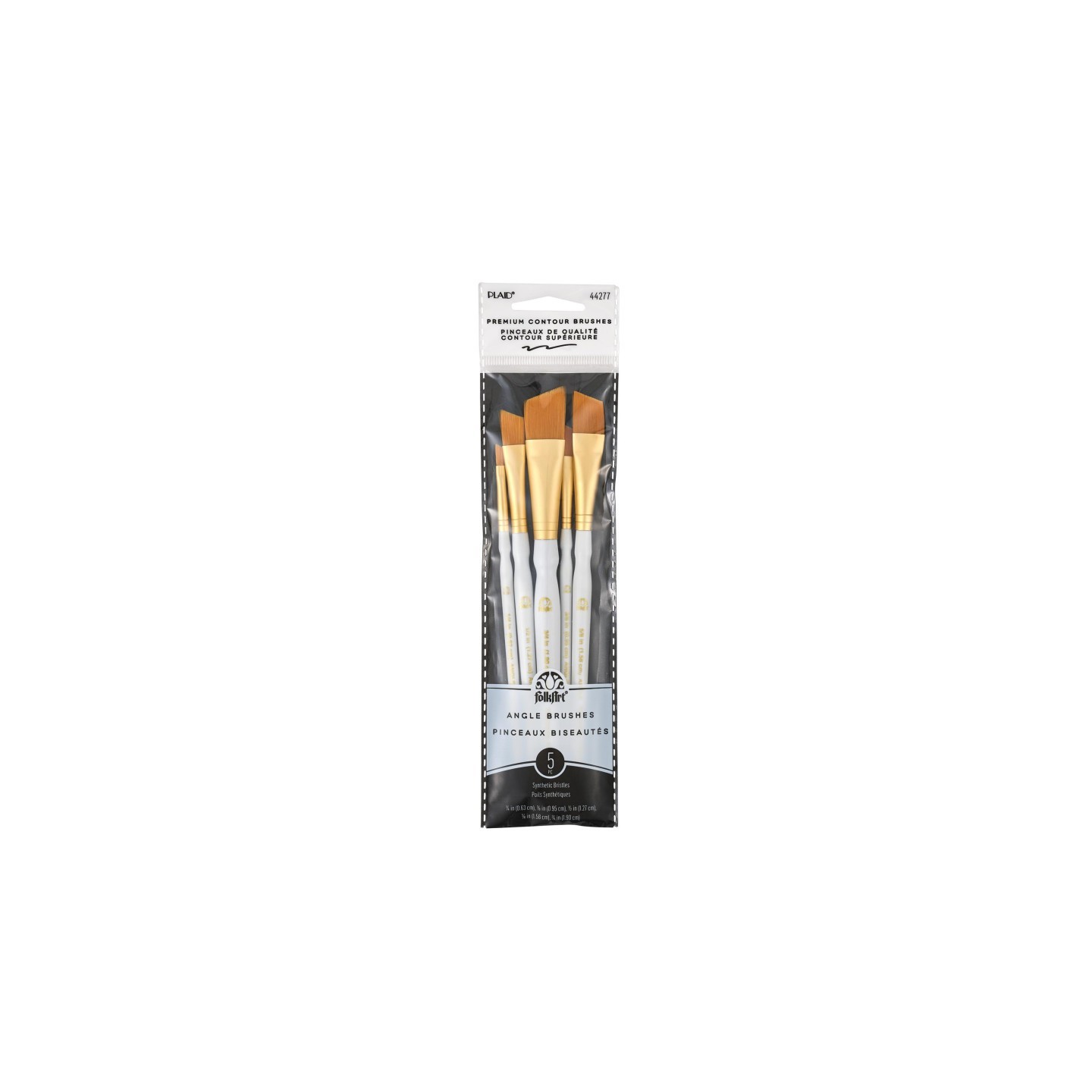 FolkArt Angle Brush Set, 5-Piece Set