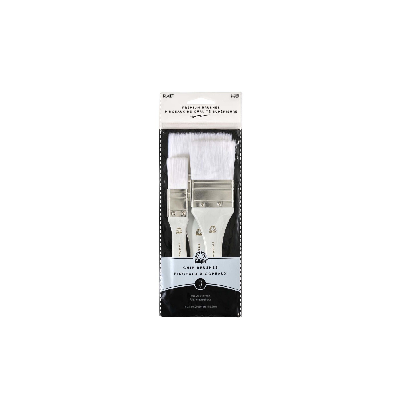 FolkArt White Nylon Chip Set, 3-Piece Set