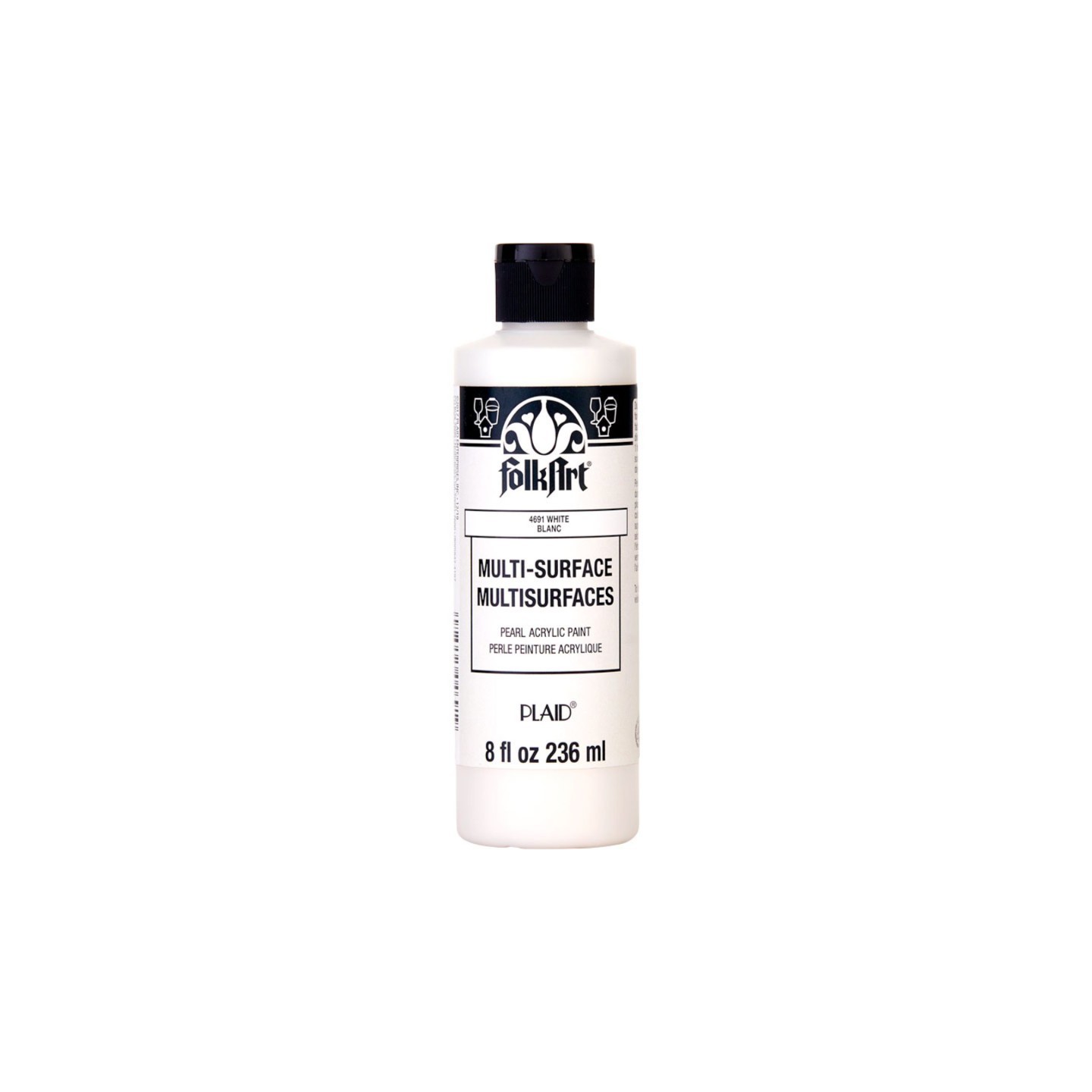 FolkArt Acrylic Paint Multi-Surface, 8oz., Pearl White