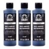 FolkArt Acrylic Paint Metallic, 8oz., Charcoal Black, Pack of 3
