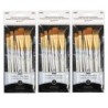 FolkArt Artist Variety Brush Set, 10 Per Set, 3 Sets