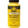 FolkArt Acrylic Paint Multi-Surface Satin, 16oz., Daffodil Yellow