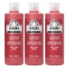 FolkArt Acrylic Paint Matte, 8oz., Lipstick Red, Pack of 3