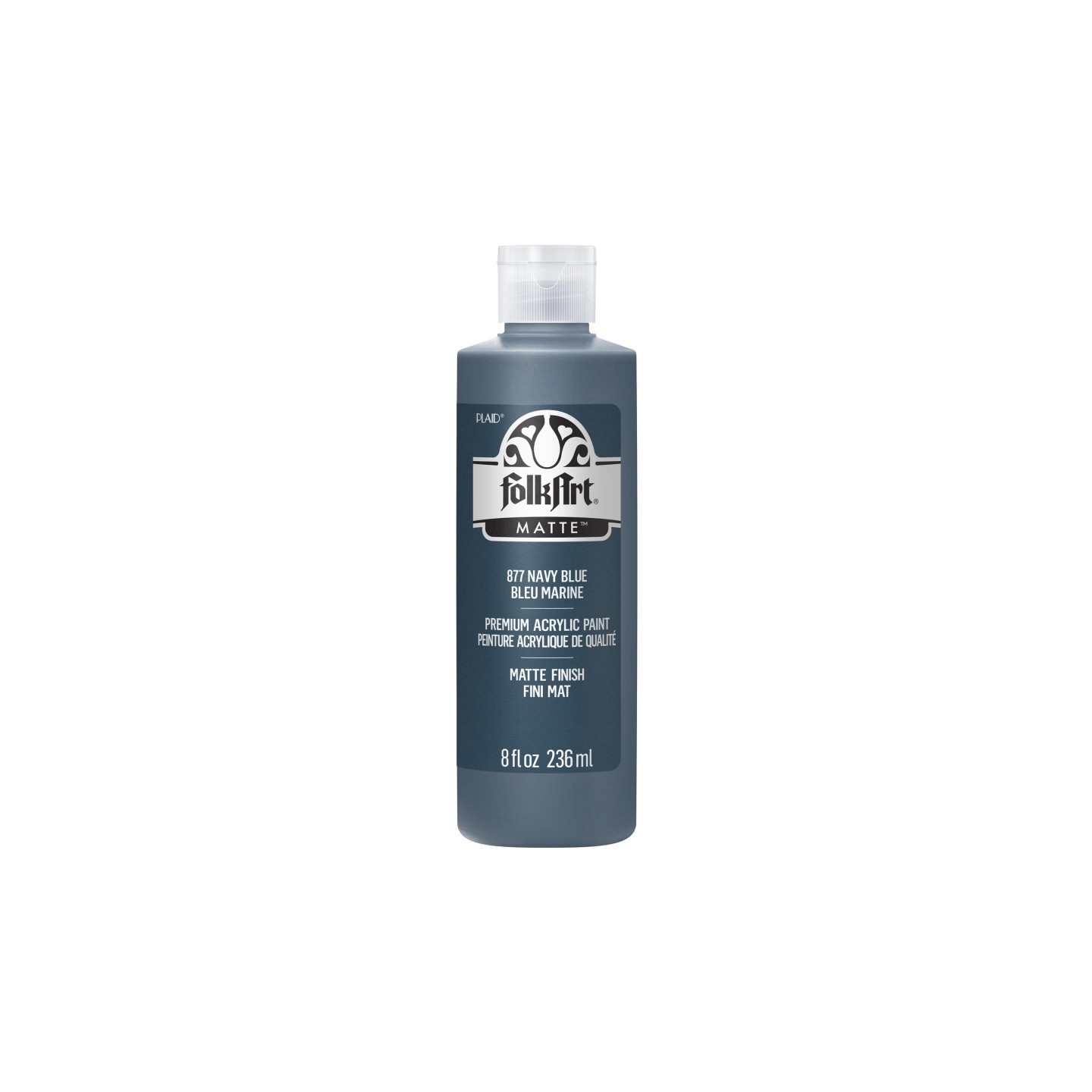 FolkArt Acrylic Paint Matte, 8oz., Navy Blue