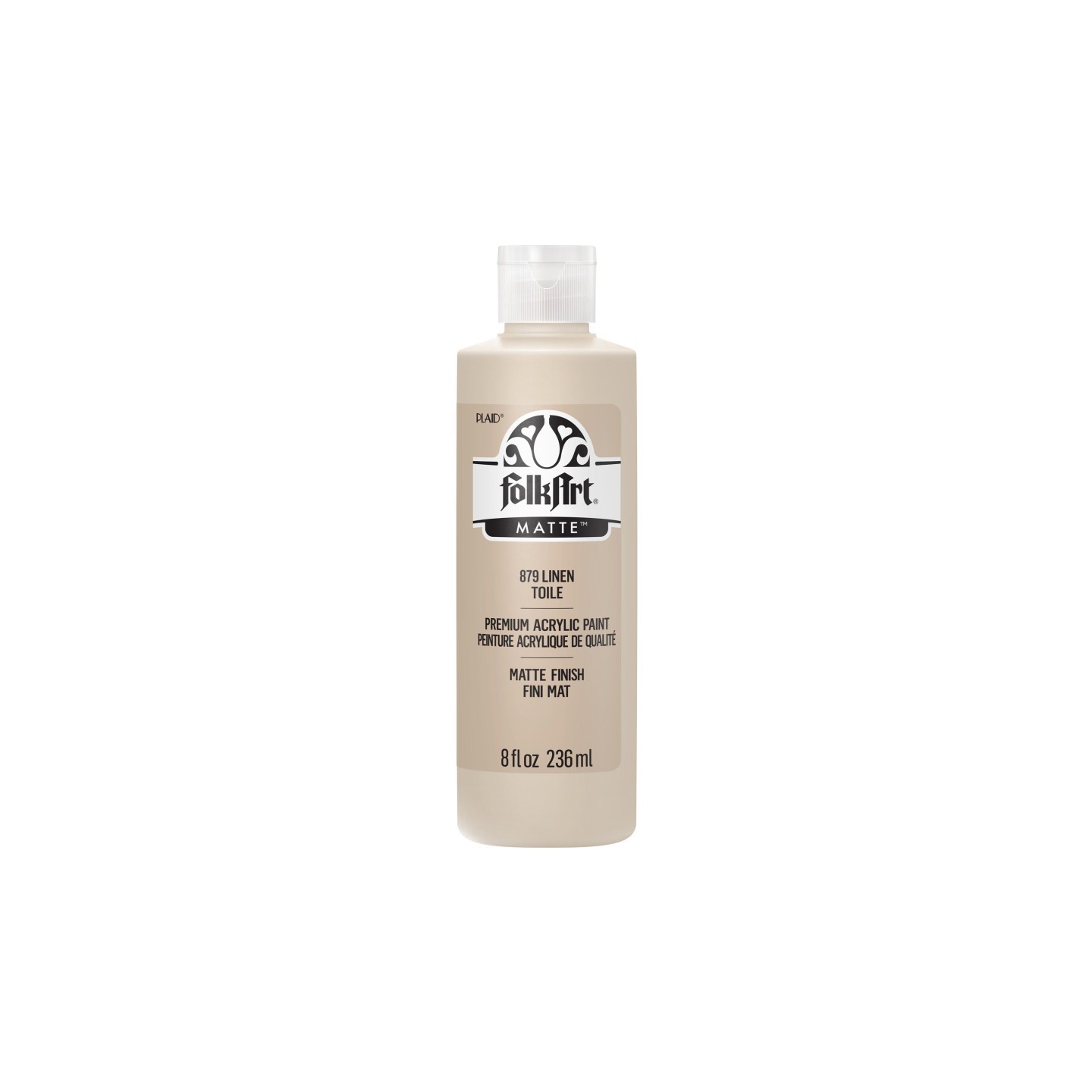FolkArt Acrylic Paint Matte, 8oz., Linen