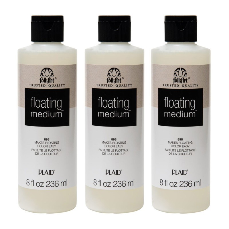 FolkArt Floating Medium, 8oz., Pack of 3