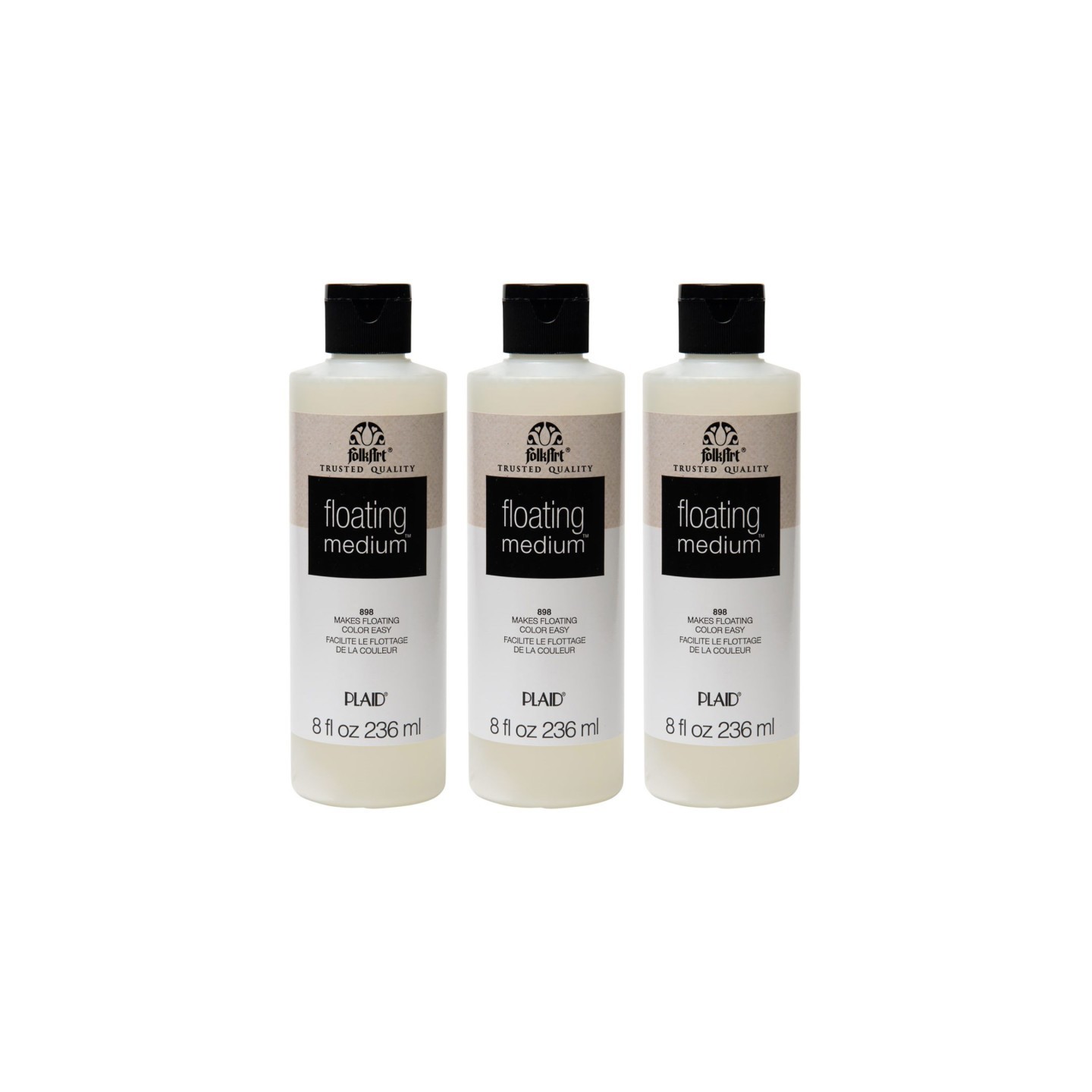FolkArt Floating Medium, 8oz., Pack of 3