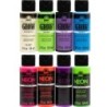 FolkArt Acrylic Paint Set, 2oz., Neon & Glow In The Dark, 8-Piece Set