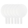 Flipside Products Oval Dry Erase Answer Paddles, 7" x 12", Pack of 6