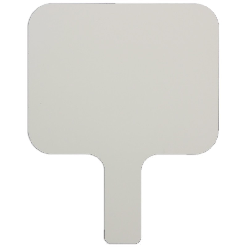 Flipside Products Single-Sided Rectangular Dry Erase Answer Paddle, 8" x 9.75", Single
