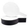 Flipside Products Oval Dry Erase Answer Paddles, 7" x 12", Pack of 12
