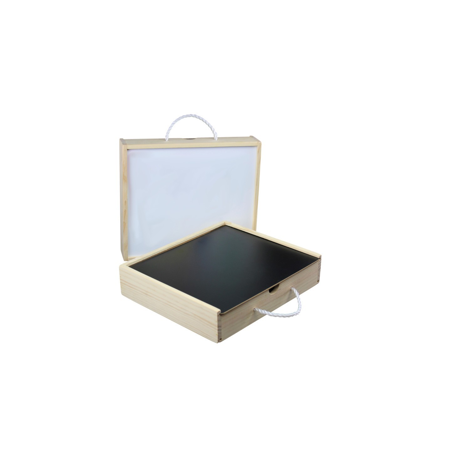 Flipside Products Magnetic Activity Fun Box, Hardwood, Dry Erase and Chalk Surface