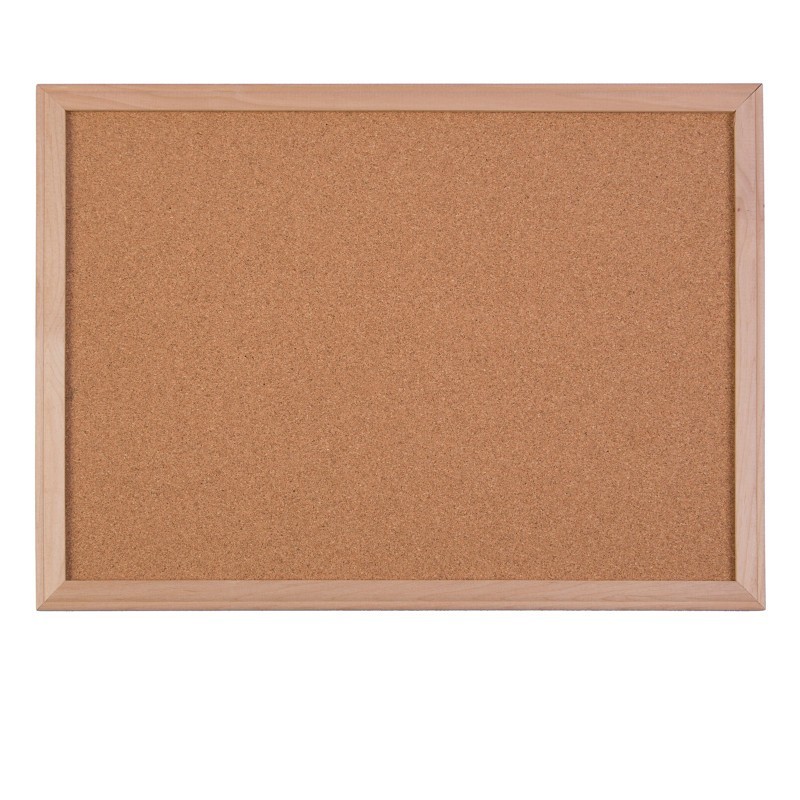 Crestline Products Wood Framed Cork Board, 18" x 24"