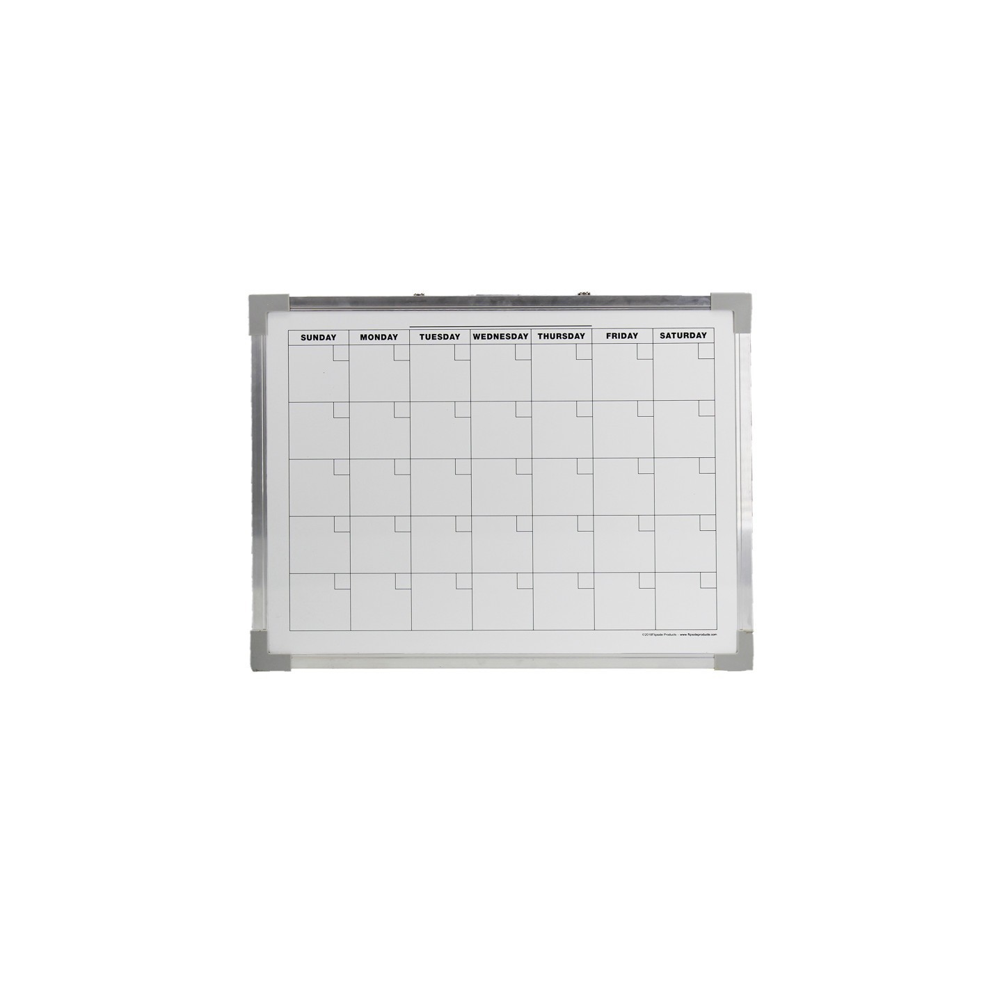 Crestline Products Dry Erase Magnetic Aluminum Framed Calendar, 18" x 24"
