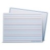 Flipside Products Dry Erase Learning Mat, Two-Sided Red & Blue Ruled/Plain, 9" x 12", Pack of 12