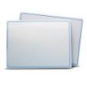 Flipside Products Magnetic Dry Erase Learning Mat, Two-Sided Plain, 9" x 12", Pack of 12
