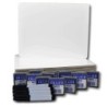 Flipside Products Dry Erase Board 9" x 12" + Pen + Student Eraser Set, 12 Sets