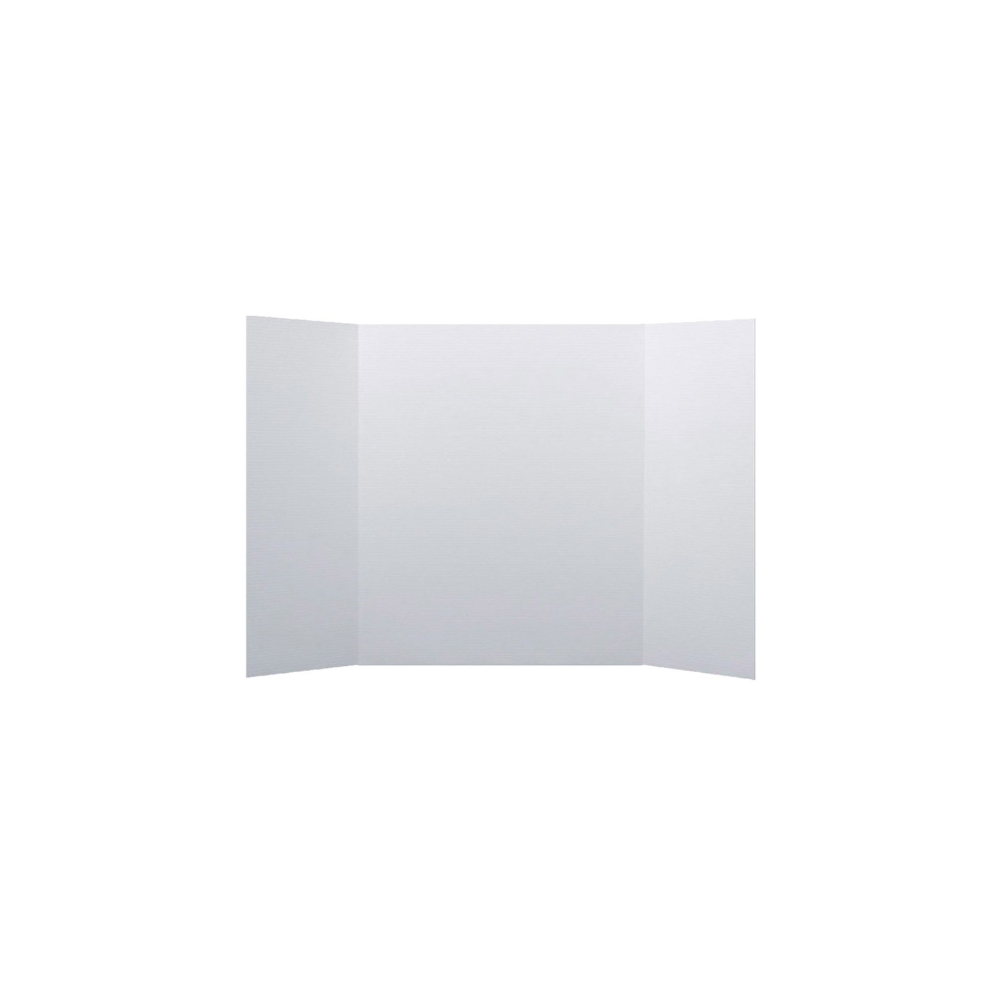 Flipside Products Corrugated Project Board, 1 Ply, 24" x 48", White, Pack of 24
