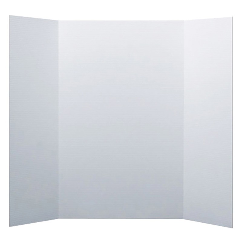 Flipside Products Corrugated Project Board, 1-Ply, 36" x 48", White, Box of 24