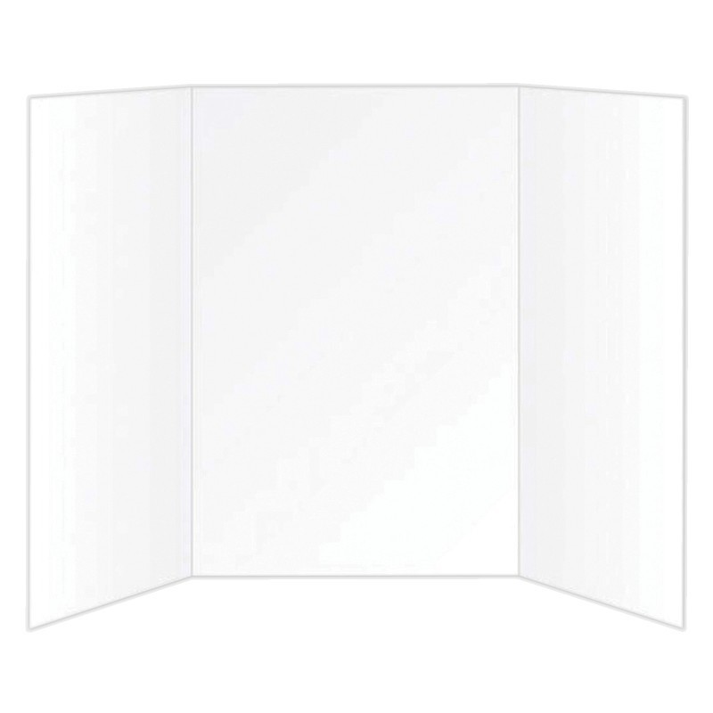 Flipside Products Foam Project Board, 36"W x 48"L, White, Pack of 10