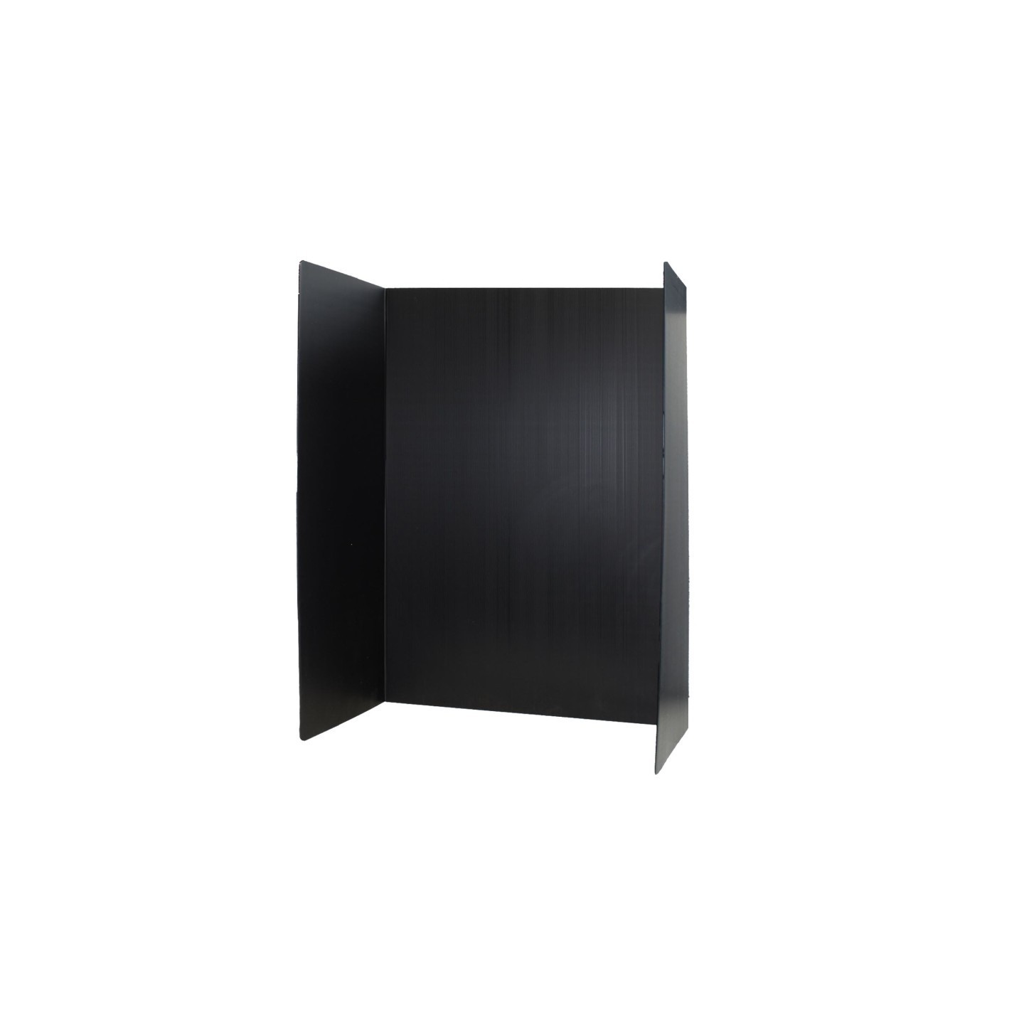 Flipside Products Premium Corrugated Plastic Project Board Black, 36 x 48, Pack of 10