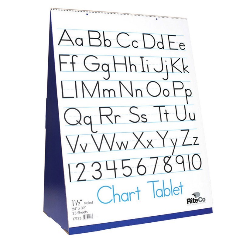 Flipside Products Flipside Spiral-Bound Flip Chart Stand with 1.5" Ruled Tablet