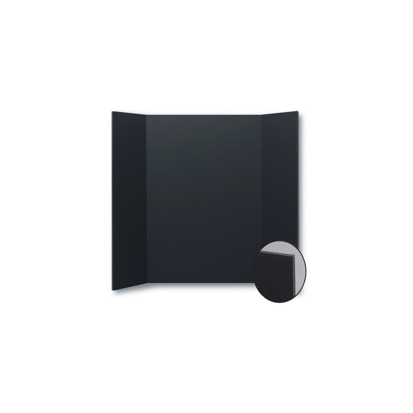 Flipside Products Foam Project Board, 36" x 48", Black, Pack of 10