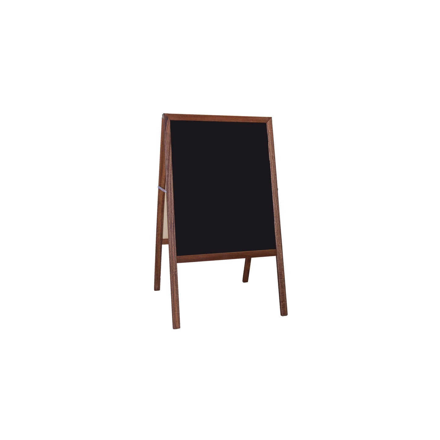Flipside Products Stained Marquee Easel with Black Chalkboard, 42" H x 24"W