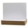 Flipside Products Two-Sided Dry Erase Marker Boards, 6" x 9", Class Pack of 12