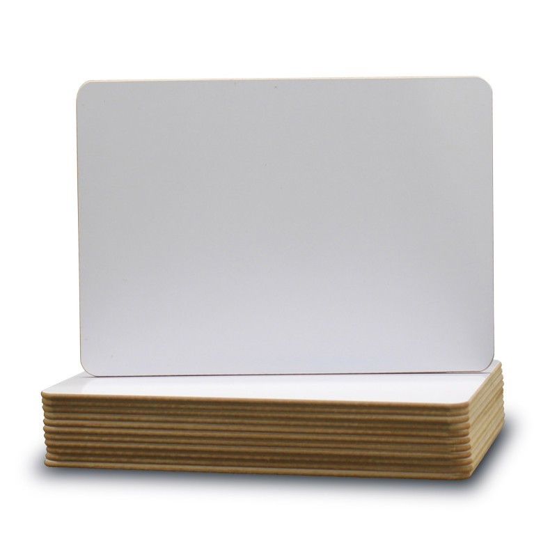 Flipside Products Double-Sided White Dry Erase Board, 5" x 7", Pack of 12